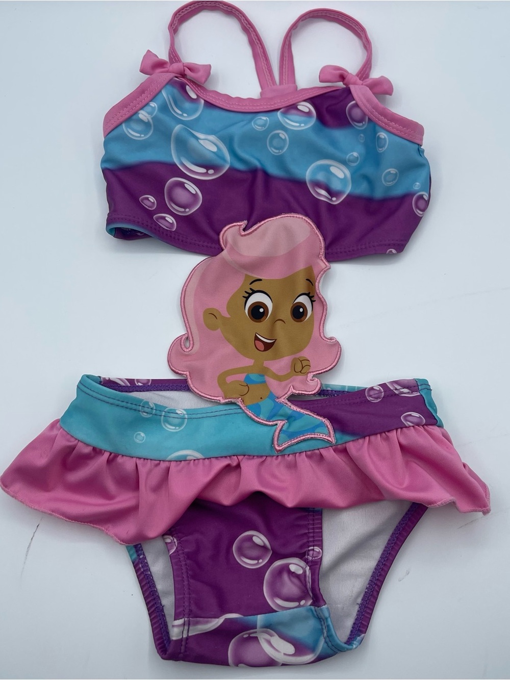 Nickelodeon bubble guppies Molly swimsuit one piece size 3T toddler